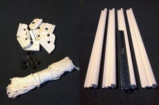 Secure Fit System: pool cover clips, cord locks, and rope